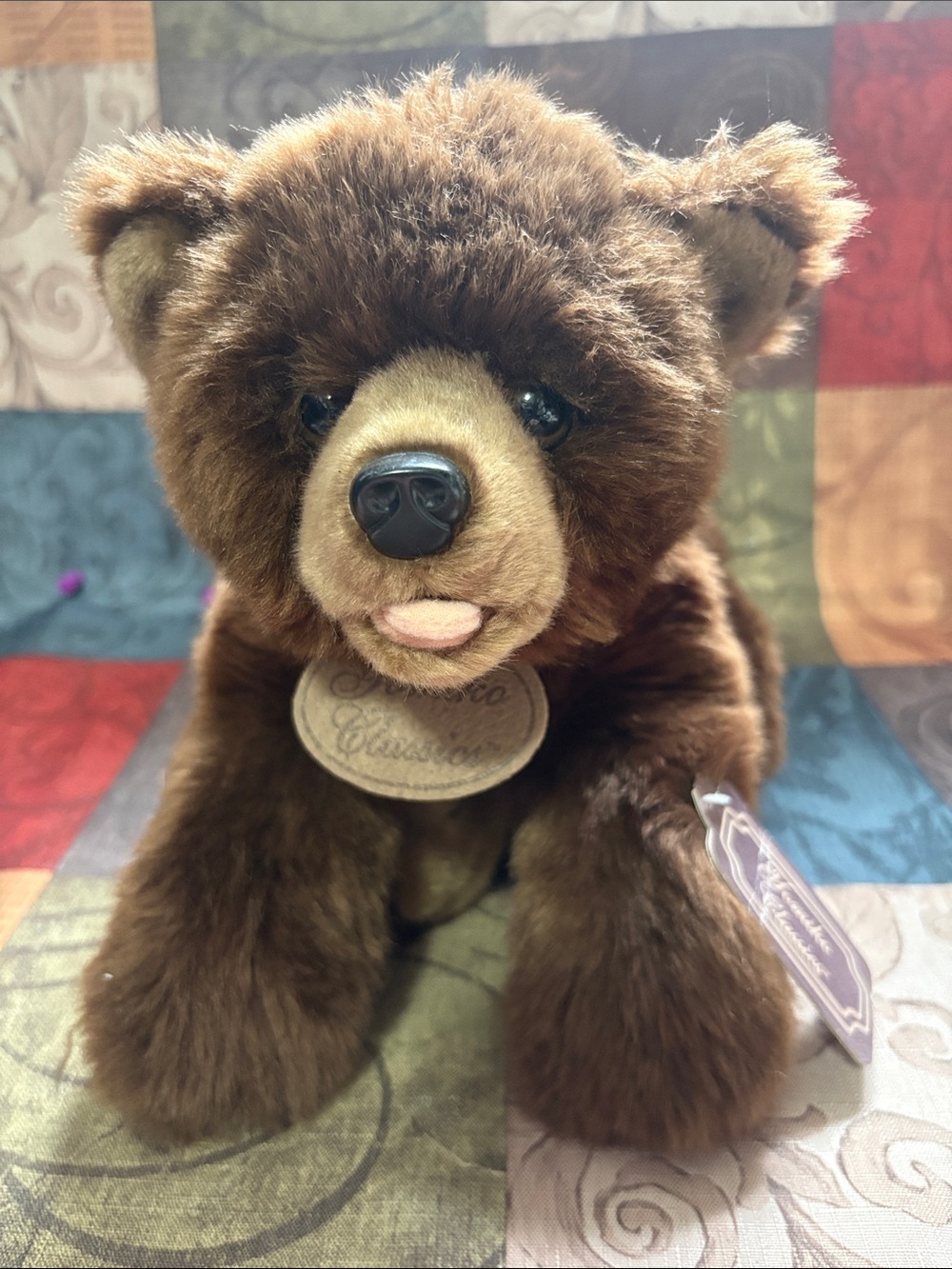 🐻Yomiko Classics 14” Grizzly Bear from Russ Berrie and Co.